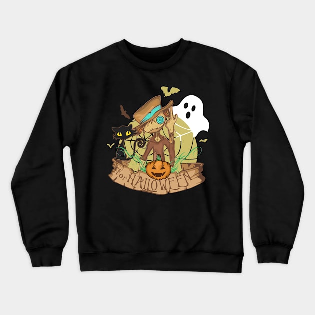 Happy Halloween - Halloween Costume T-shirt Crewneck Sweatshirt by JDaneStore